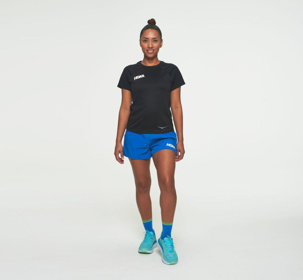 Women Tops | HOKA ONE ONE Performance Short Sleeve Black