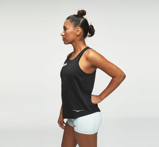 Women Tops | HOKA ONE ONE Performance Tank Black