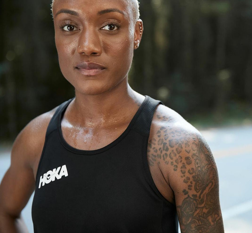 Women Tops | HOKA ONE ONE Performance Tank Black