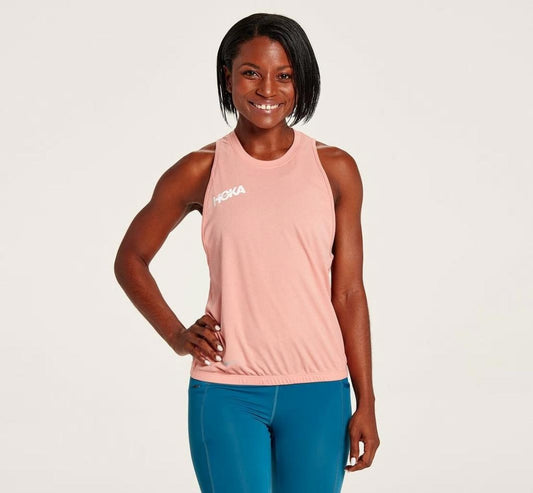 Women Tops | HOKA ONE ONE Performance Utility Tank Rosette