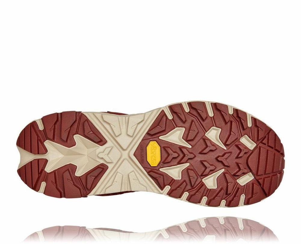 Women Trail Running | HOKA ONE ONE Anacapa Low GORE-TEX Cherry Mahogany / Hot Sauce