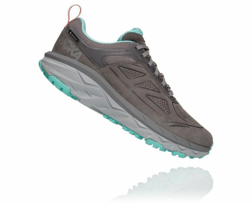 Women Trail Running | HOKA ONE ONE Challenger Low GORE-TEX Charcoal Gray / Wild Dove