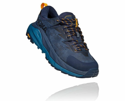 Women Trail Running | HOKA ONE ONE Kaha Low GORE-TEX Black Iris / Moroccan Blue