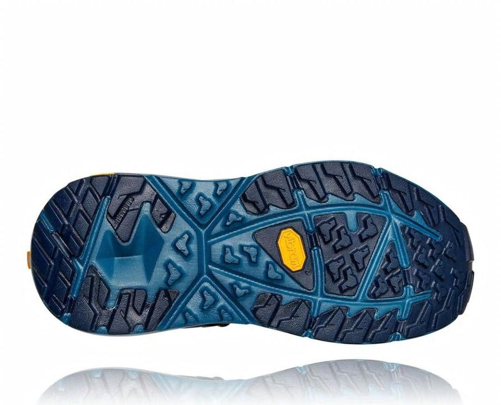 Women Trail Running | HOKA ONE ONE Kaha Low GORE-TEX Black Iris / Moroccan Blue