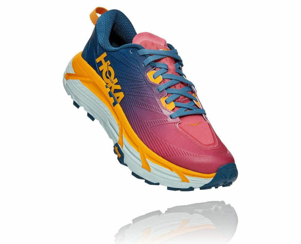 Women Trail Running | HOKA ONE ONE Mafate Speed 3 Moroccan Blue / Saffron