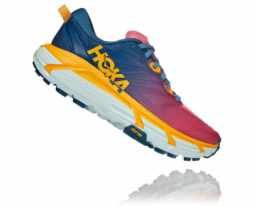 Women Trail Running | HOKA ONE ONE Mafate Speed 3 Moroccan Blue / Saffron