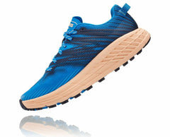 Women Trail Running | HOKA ONE ONE Speedgoat 4 Indigo Bunting / Bleached Apricot