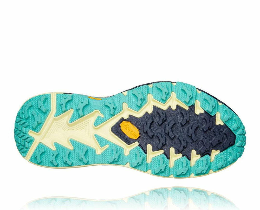 Women Trail Running | HOKA ONE ONE Speedgoat 4 Provincial Blue / Luminary Green