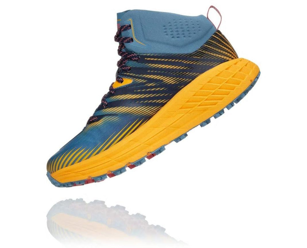 Women Trail Running | HOKA ONE ONE Speedgoat Mid GORE-TEX 2 Provincial Blue / Saffron