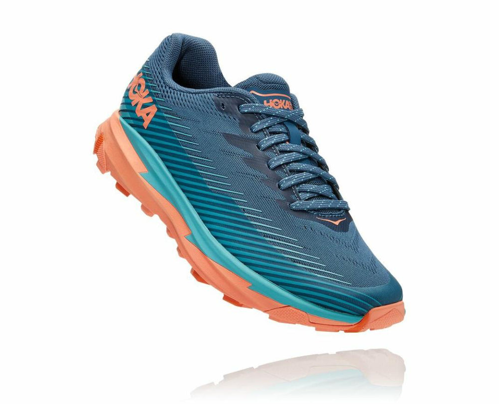 Women Trail Running | HOKA ONE ONE Torrent 2 Real Teal / Cantaloupe