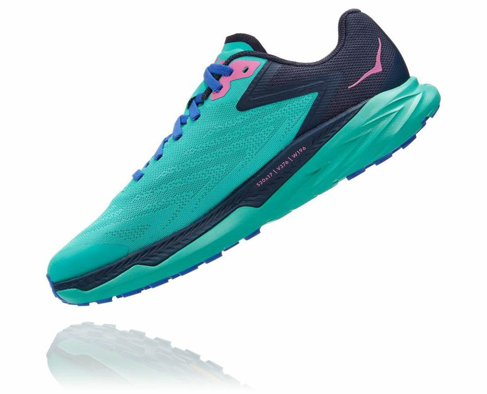 Women Trail Running | HOKA ONE ONE Zinal Atlantis / Outer Space
