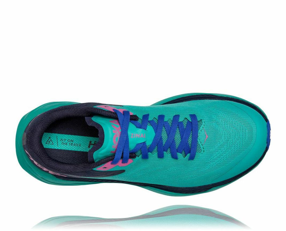 Women Trail Running | HOKA ONE ONE Zinal Atlantis / Outer Space
