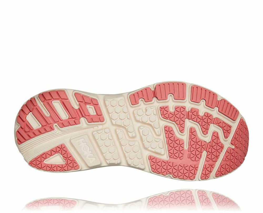 Women Walking | HOKA ONE ONE Unisex Bondi L Suede Shifting Sand / Multi