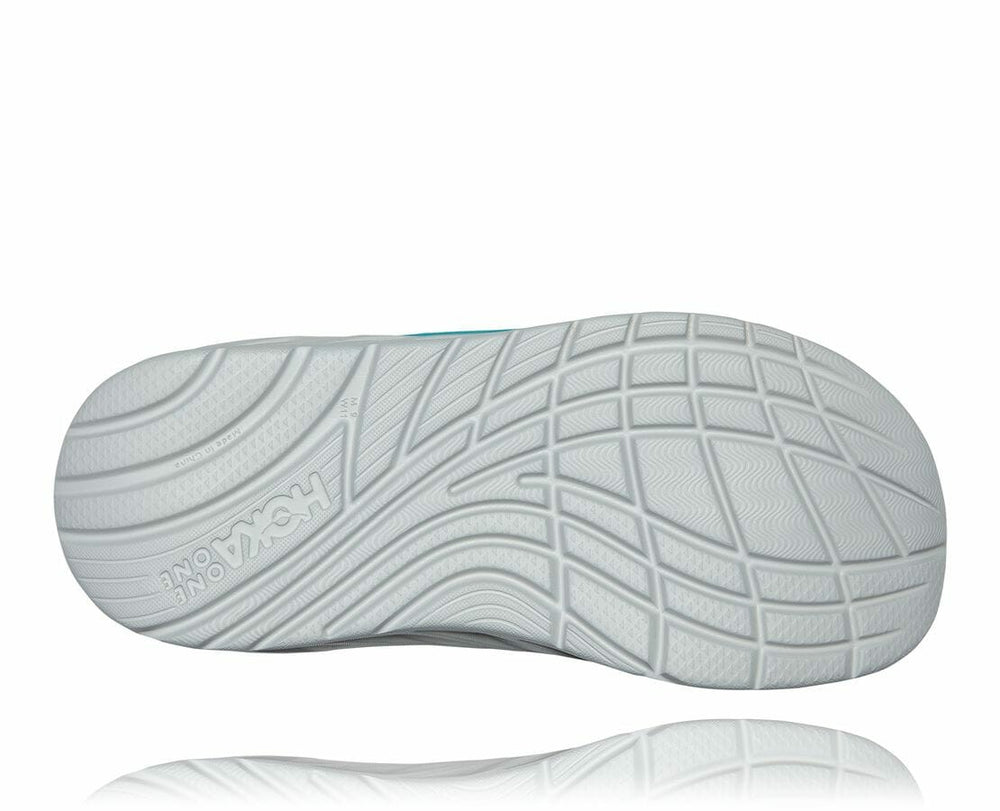 Men's ORA Recovery Slide Aquarelle / Blazing Orange