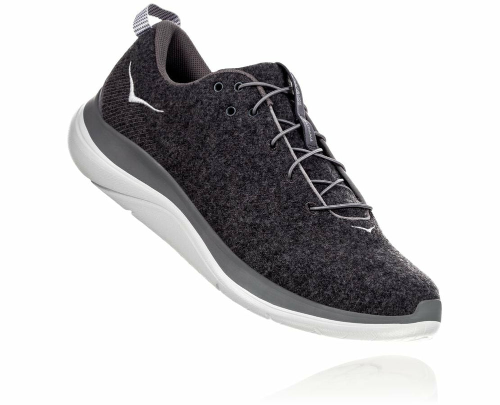Men's Hupana Flow Wool Dark Shadow / Charcoal Gray