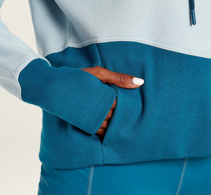 Women's Hoodie Blue Fog