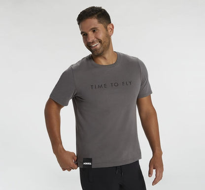 Men's Brand Tee Charcoal