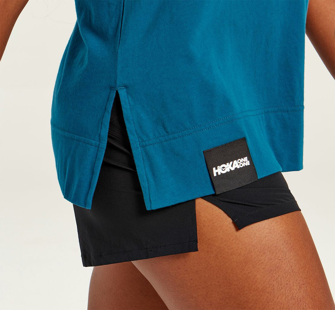 Women's Brand Tee Moroccan Blue