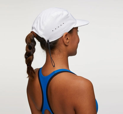 All Gender Performance Hat White / Diva Blue