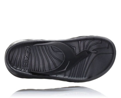 Women's ORA Recovery Flip Black / Dark Gull Gray