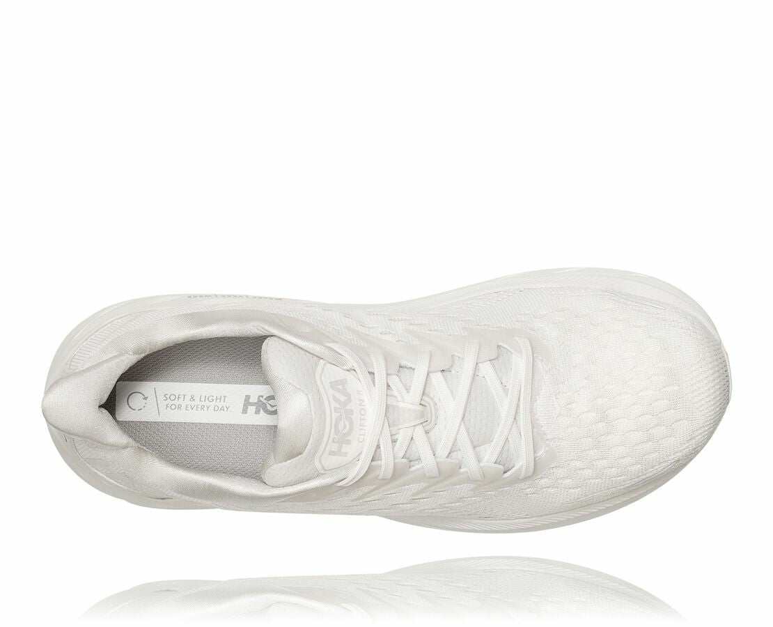 Women's Clifton 8 White / White