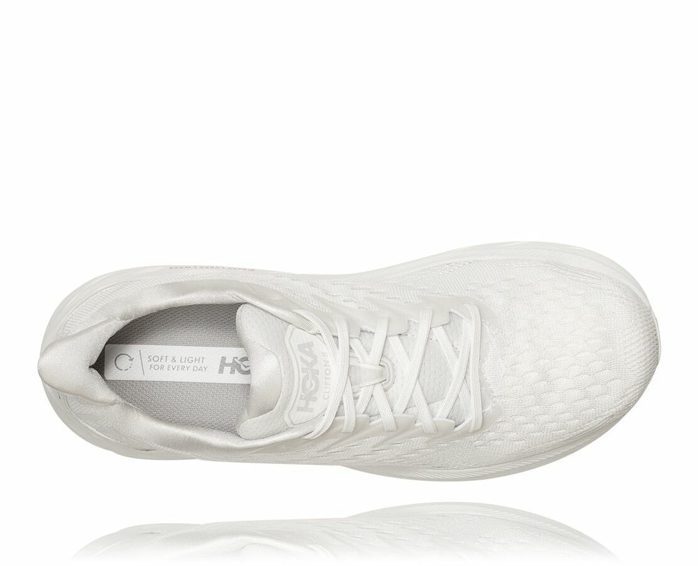 Women's Clifton 8 White / White