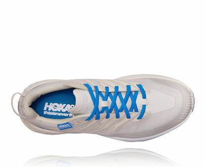All Gender Hoka X Tint Speedgoat 4 Marshmallow / Cyan Blue