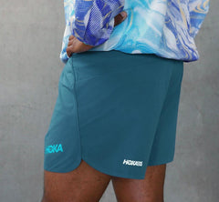 Men Bottoms | HOKA ONE ONE Glide 5" Short Real Teal