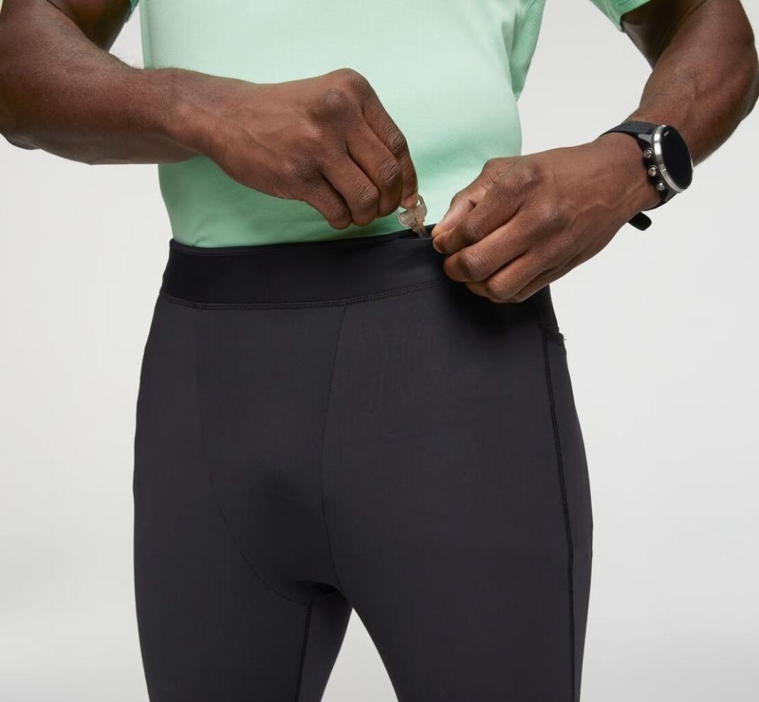 Men Bottoms | HOKA ONE ONE Performance Full Length Tight Black