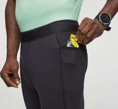 Men Bottoms | HOKA ONE ONE Performance Full Length Tight Black