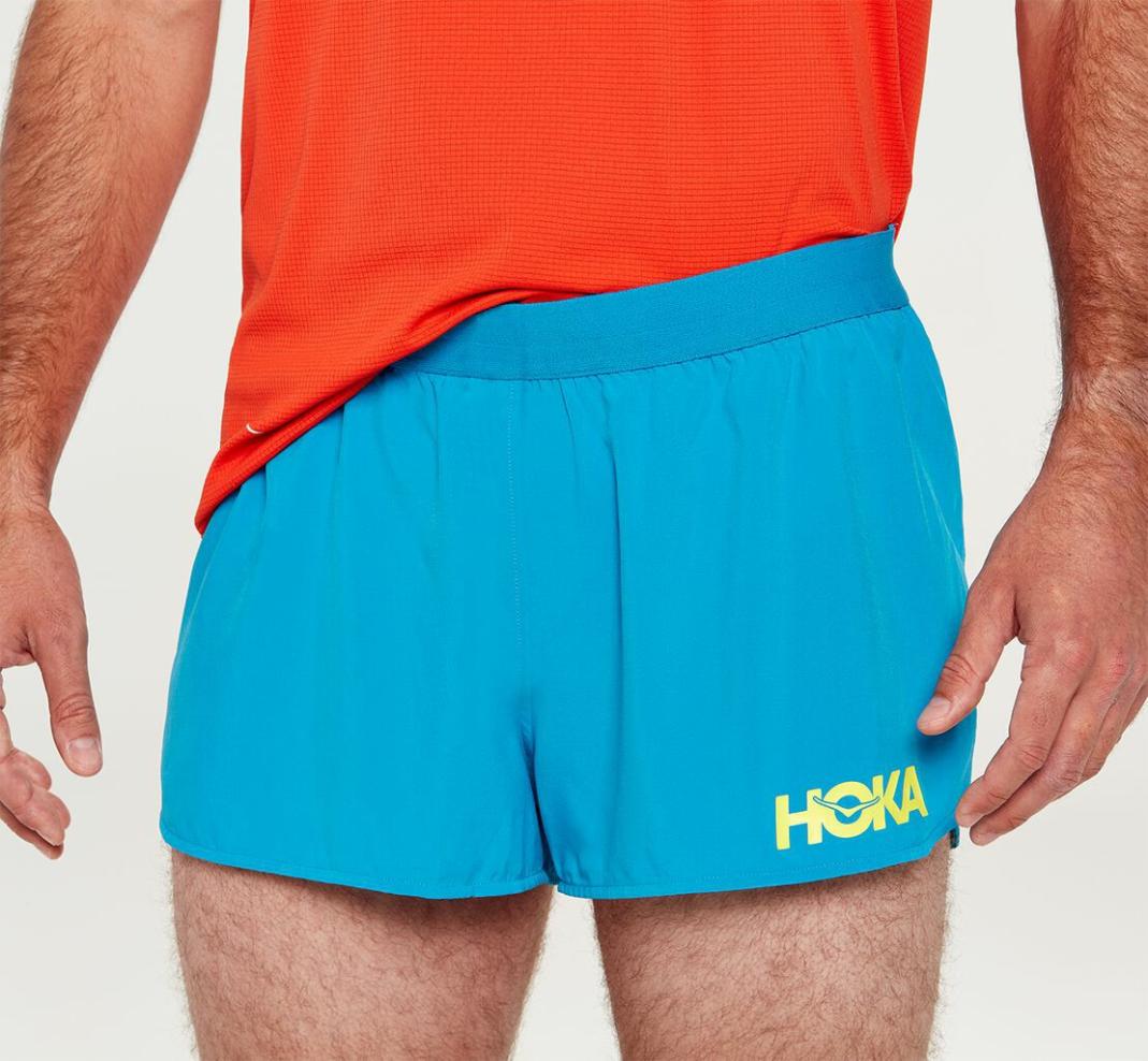 Men Bottoms | HOKA ONE ONE Performance Woven 2" Short Diva Blue