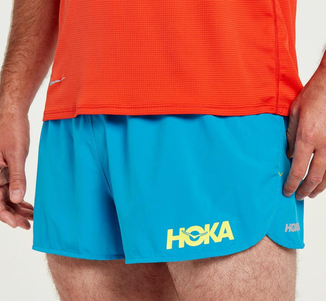 Men Bottoms | HOKA ONE ONE Performance Woven 2" Short Diva Blue