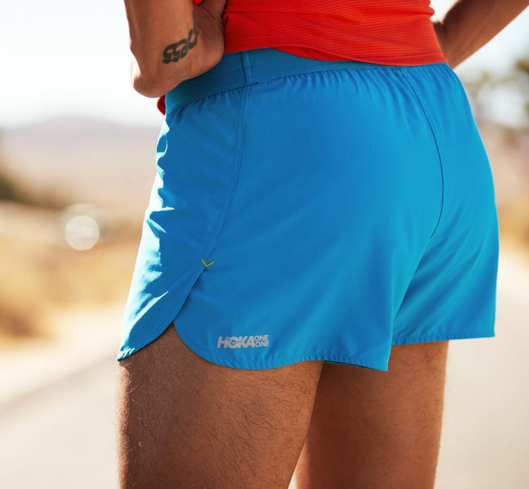 Men Bottoms | HOKA ONE ONE Performance Woven 2" Short Diva Blue