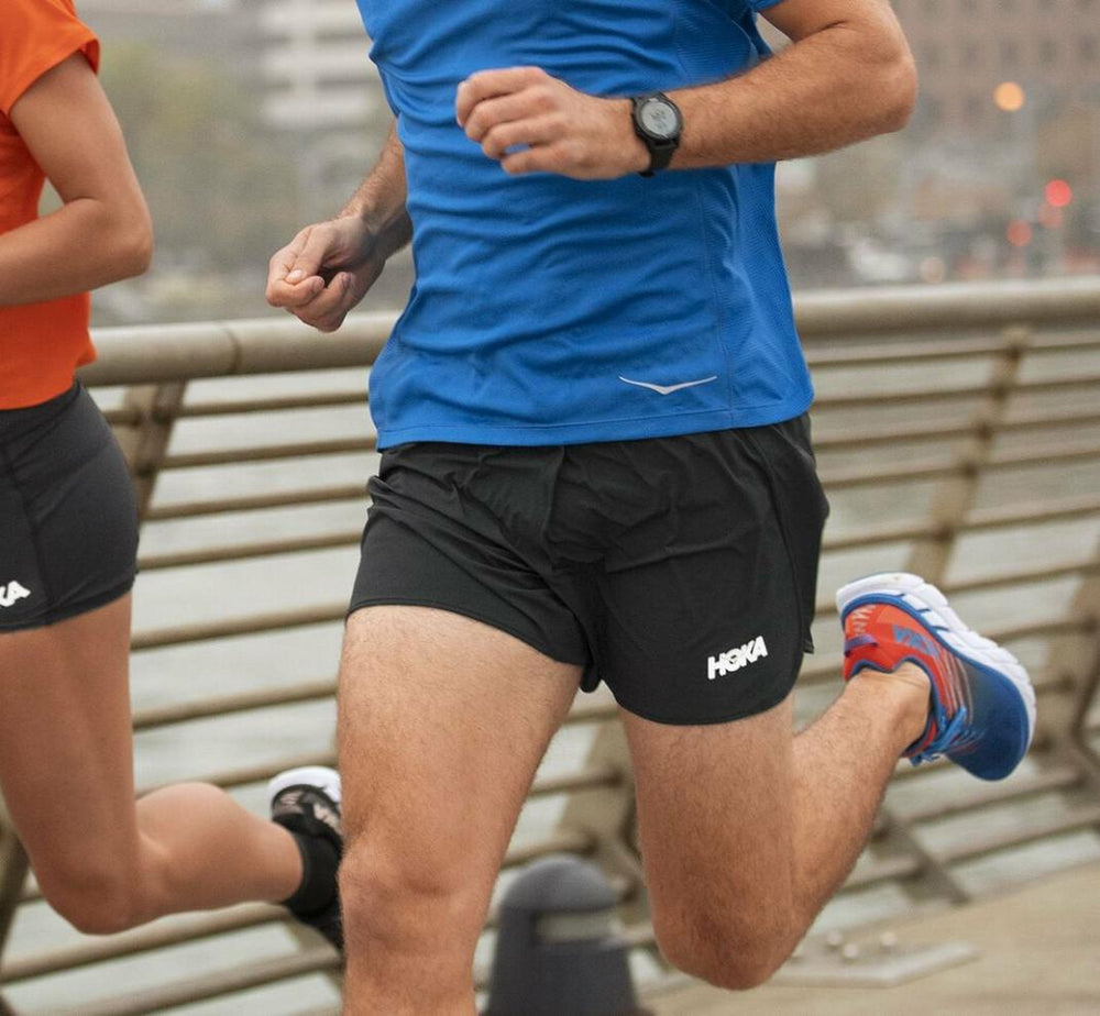 Men Bottoms | HOKA ONE ONE Performance Woven 5" Short Black