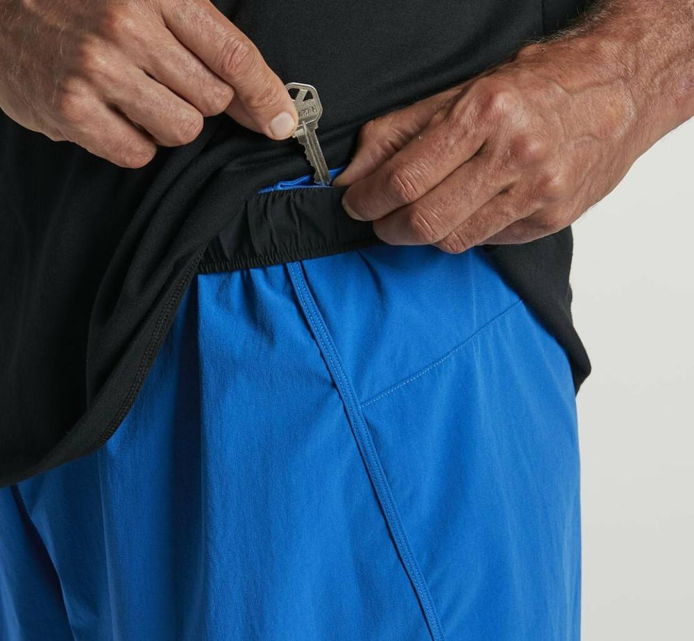 Men Bottoms | HOKA ONE ONE Performance Woven 5" Short Imperial Blue