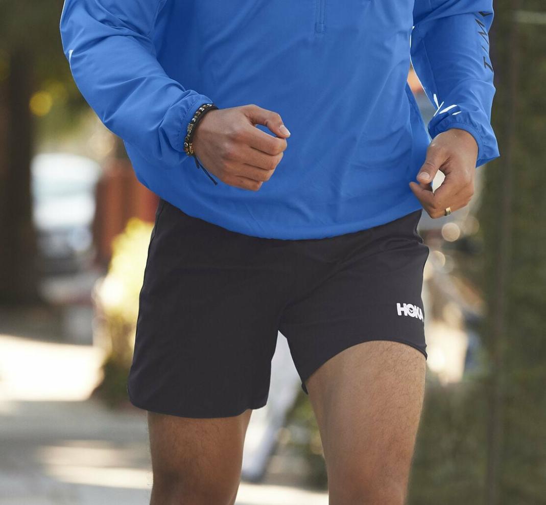 Men Bottoms | HOKA ONE ONE Performance Woven 7" Short Black