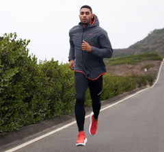 Men Outerwear | HOKA ONE ONE Hybrid Run Jacket Ombre Blue