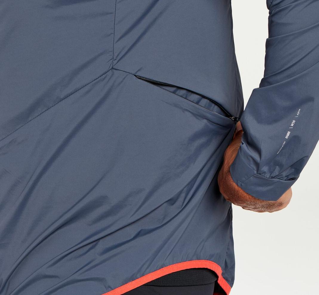 Men Outerwear | HOKA ONE ONE Hybrid Run Jacket Ombre Blue