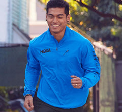 Men Outerwear | HOKA ONE ONE Wind-Resistant Jacket Imperial Blue