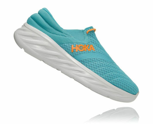 Men Recovery Sandals | HOKA ONE ONE Ora Recovery Shoe 2 Aquarelle / Blazing Orange