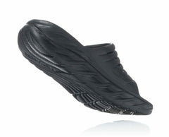 Men Recovery Sandals | HOKA ONE ONE ORA Recovery Slide Black / Black