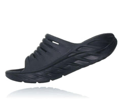 Men Recovery Sandals | HOKA ONE ONE ORA Recovery Slide Black / Black