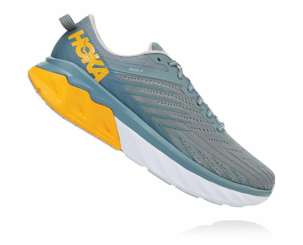 Men Road Running | HOKA ONE ONE Arahi 4 Lead / Lunar Rock