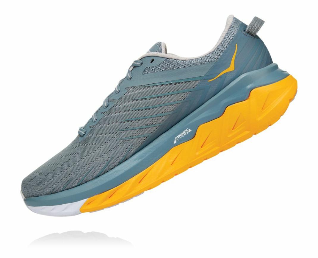 Men Road Running | HOKA ONE ONE Arahi 4 Lead / Lunar Rock