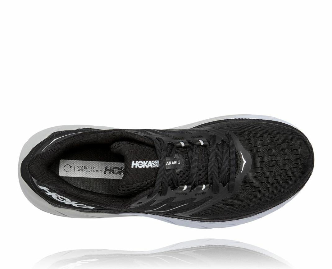 Men Road Running | HOKA ONE ONE Arahi 5 Black / White