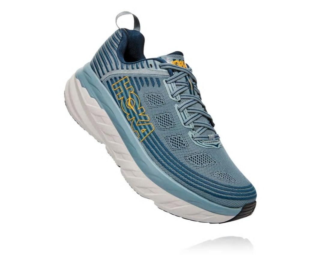 Men Road Running | HOKA ONE ONE Bondi 6 Lead / Majolica Blue
