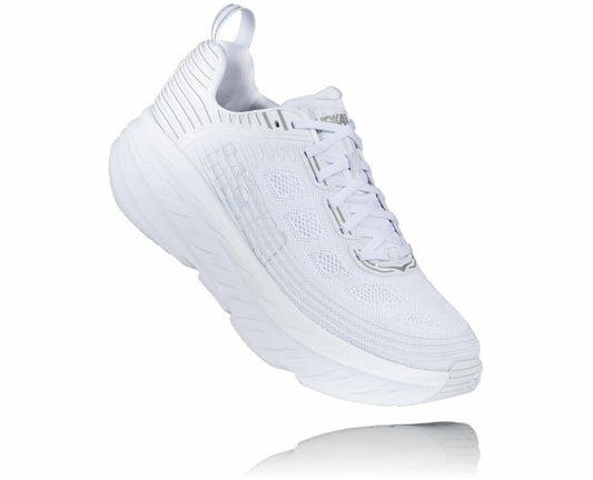 Men Road Running | HOKA ONE ONE Bondi 6 White / White Reflective
