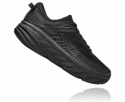Men Road Running | HOKA ONE ONE Bondi 7 Black / Black