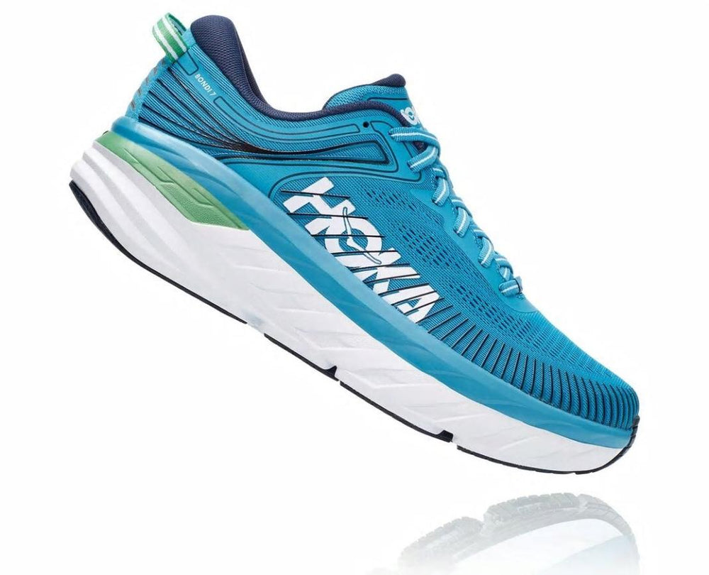 Men Road Running | HOKA ONE ONE Bondi 7 Blue Moon / Moonlit Ocean