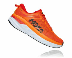 Men Road Running | HOKA ONE ONE Bondi 7 Persimmon Orange / Fiesta